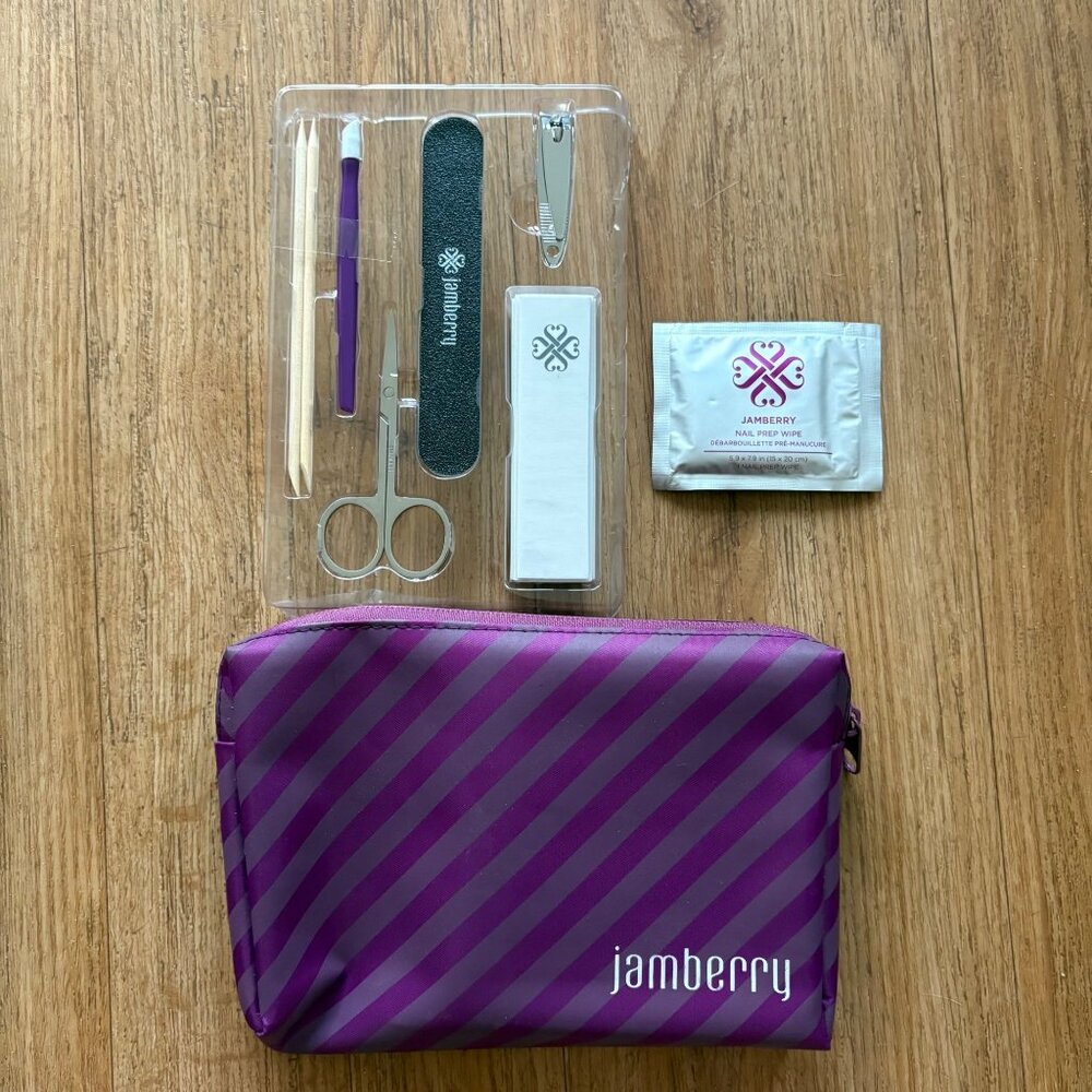 Jamberry Travel Size Toiletries Nail Pamper Kit One Size Unisex